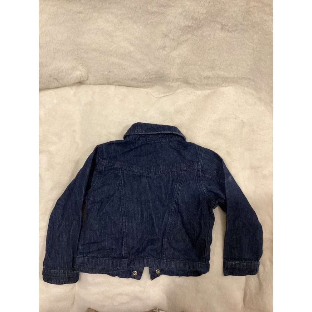 Healthtex Kids Denim Jacket Blue Button Front Toddler Size 24 Months